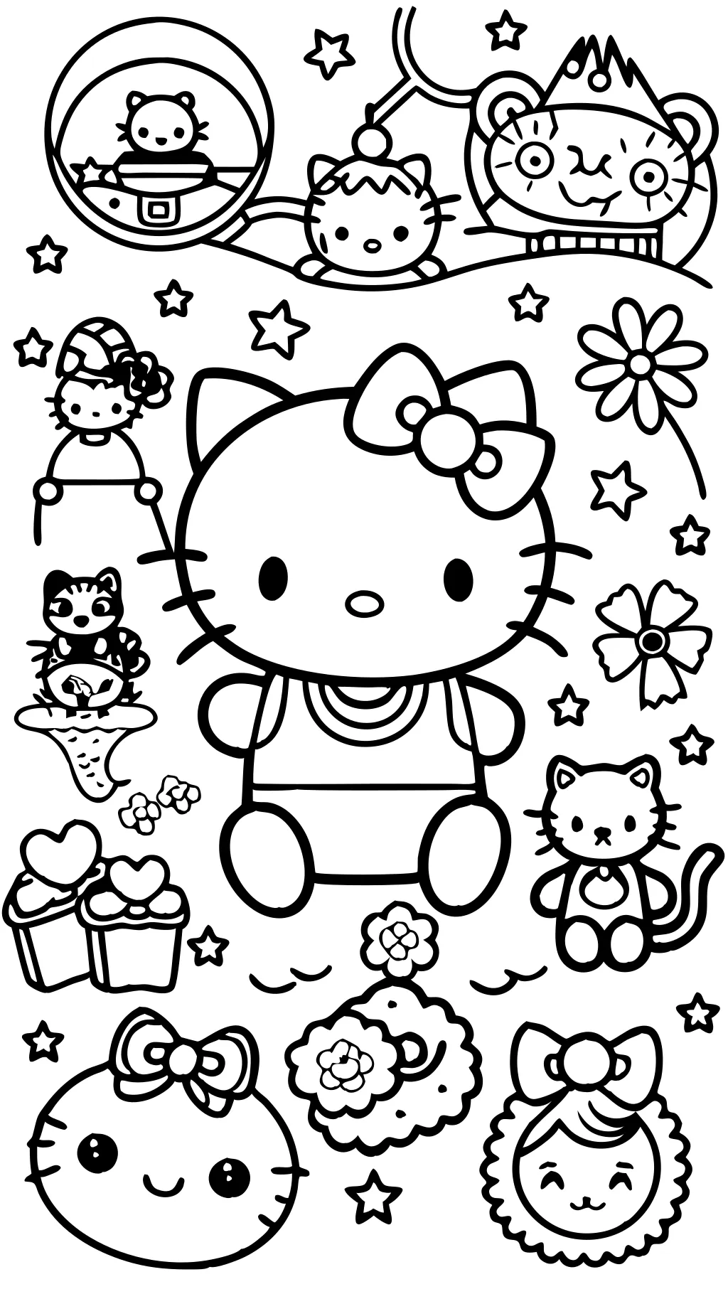 Hello Kitty Coloring Pages Games